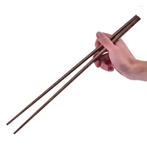 Chopsticks superlånga träkocknudlar friterade potten kinesisk stil pinnar köksverktyg