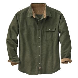 Мужская фланелевая рубашка с длинным рукавом, армейская навигатор, флисовая куртка на пуговицах, винтажная мужская одежда из 100% хлопка, повседневная рубашка Shir3031