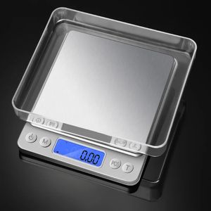 Hushållsskalor Elektroniskt kök Digital Precision Balance Food Gram Scale för matlagning Bakning smycken exakt som väger 231026