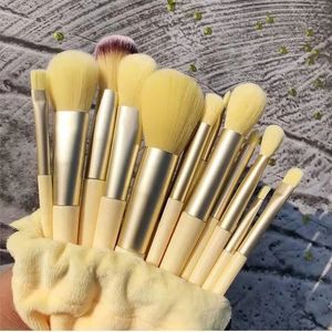 メイクアップツール13メイクアップブラシMolan di Green Beauty Fast Drying Brush Set Super Soft Blush Powder 231025