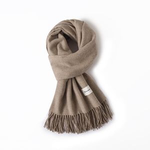 Fashion Cashmere Scarf For Women Solid Warm Tassel Scarves Winter Vintage Scarve Accessories