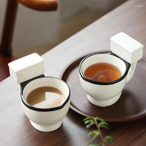 Mugs Spoof Poop Ceramic Toilet Cup Office Creative Funny Mug Shape Water Strange Tricky Coffee