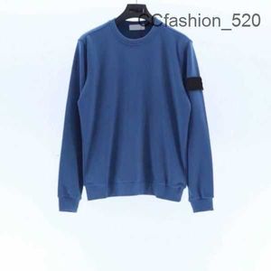 Stones Island Designers Stones Hoodie Classic Badge Sleeve Long Bottom Shirt Men and Women High-quality Couples Loose Simple Cotton Versatile Top Jumper 8KD7