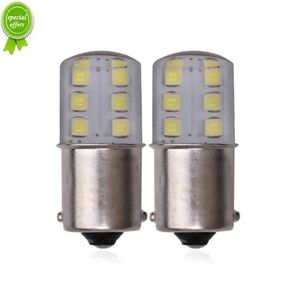 NYA 2 PCS/LOT P21W 1156 BA15S LED Turn Signal Light 1157 Bay15D LED -glödlampa för bilbromsreverterade lampor 12V 7000K vit gul röd