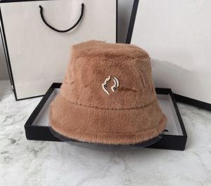 New Style Fisherman Hat Winter Thickened Fleece Cute Bucket Hat All-Match Face Slimming Beanie Hats Warm Wholesale