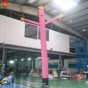 Free Ship Outdoor Activities Advertising Custom Made Air Dancer Yellow Sky Dancers Wacky Waving Inflatable Tube Guy