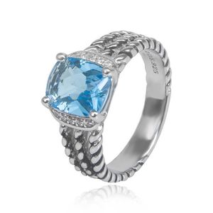 DY Anel Designer de joias de luxo Top anel de joias Dy Anéis Highend Fashion MM Botão Thread Anel joias acessórios de moda de alta qualidade para presentes de Natal