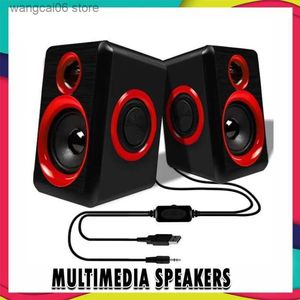 Mobiltelefonhögtalare multimediahögtalare med surround subwoofer tung bas USB -trådbunden drivs för PC/bärbara datorer/smarttelefon T231026