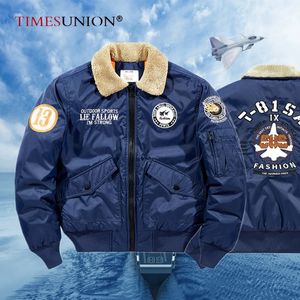 Men's Jackets Autumn Winter Military Jacket Outwear Mens Cotton Padded Pilot Army Bomber Jacket Coat Casual Baseball Jackets Varsity Jackets 231026