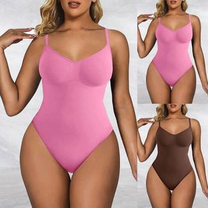 Intimo elasticizzato e contenitivo da donna Compressione addominale Senza soluzione di continuità Modellamento del corpo Gilet di sostegno Donna Dopo il parto Versione migliorata Canottiera da donna Top