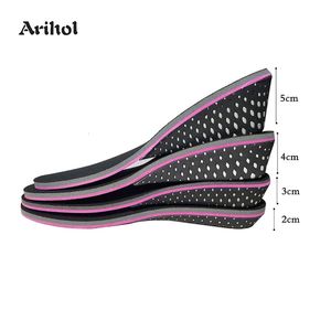 Shoe Parts Accessories Memory Foam Height Increase Insole For Men Women Invisible Increased Lifting Inserts Shoe Lifts Elevator Insoles 2 5 cm 231026