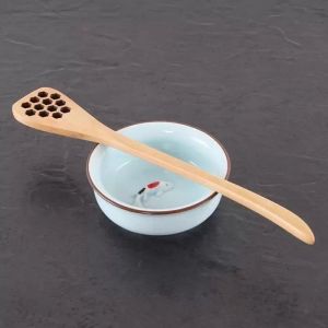 All-match Wooden Honey Coffee Spoon Long Mixing Bee Tools Stirrer Muddler Stirring Stick Dipper Wood Carving Spoons