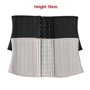 Waist Tummy Shaper 7 inch Latex Trainer Corset for Women 25 Steel Bone Underbust Corsets and Bustiers Slimming Body Shapers Short Torso Fajas 231025