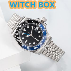 Titta på Designer Watch Men's Automatic Mechanical Ceramic Watch All rostfritt stål Sapphire Glass Waterproof 41mm herrklocka