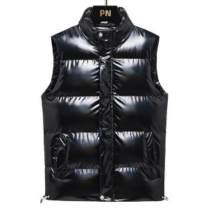 Winter High Quality Casual Men's Wear Solid Color Slim Fit Down Vest Couple Autumn/Winter Warm Down Cotton Vest Men's