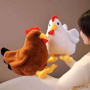 Nadziewane pluszowe zwierzęta życie kurczakowe zabawki puszyste zwierzę zabawka chłopcy dziewczęta spać miękkie nadziewane pieczkarni lalki urodzinowe prezenty urodzinowe