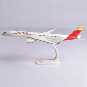 Flygplan Modle Jason Tutu 1/200 skala Iberia Airbus A350 Plan Model Airplane Model Aircraft Montering Plastic Airplane Drop 231025