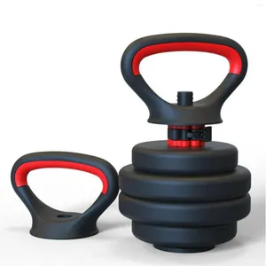 Manubri Manico Piastre in metallo Uomo per donna Allenamento Kettlebell Impugnatura fitness Forza regolabile Bollitore Peso Campana Braccio