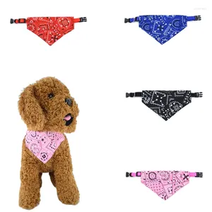 Köpek giyim 1pc 4 renk ayarlanabilir evcil hayvan üçgen bandaj yavru kedi scarf bandana yakası önlükler boyun dekor köpekler kedi evcil hayvan aksesuarları