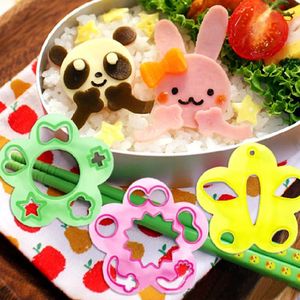 Sushi Tools Cute Rice Mold Animal Shape Makers Plastic Decor Cutter Sand DIY Kitchen Tool for Bento 231026