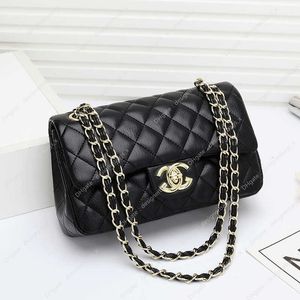 Light 2024 Crossbody Large Luxury Genuine Leather Capacity the tote Single Shoulder Bag High Quality Women's Small Fragrant Wind Lingge Chain