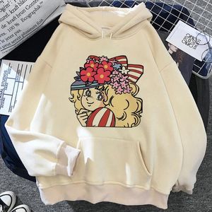 Hoodies femininos doces anime feminino engraçado estético estilo coreano camisolas