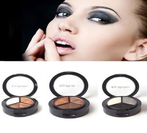 Sombra mineral natural à prova d'água fosca 3 cores paleta de sombra fosca caixa de maquiagem paleta de maquiagem sombra com lápis de olho f3309112