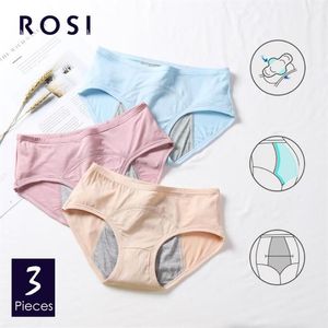 Women's Panties Women Menstrual Leak Proof Period Cotton Underwear High Waist Female Physiological Pants Warm Breathable Brie2924