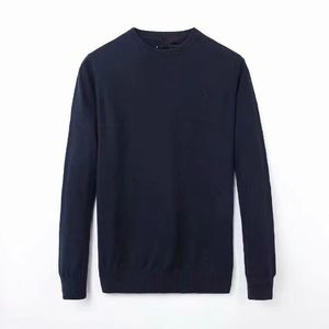 Herr designer polo tröja ullskjorta tjock varm pullover casual stickad main line ponny bomull tröja