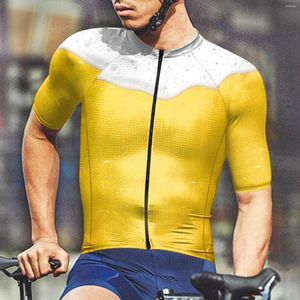 メンズTシャツメンズワークアウトシャツ男性サマーファッションスポーツサイクリング衣料3D印刷ヘビーコットンメン