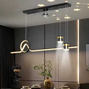 Pendant Lamps Nordic Home Decor Dining Room Lamp Lights Indoor Lighting Ceiling Hanging Light Fixture Fans With