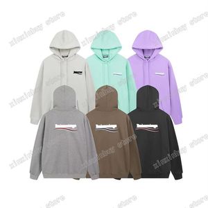 xinxinbuy erkekler tasarımcı kapüşon sweatshirt paris deniz dalga mektubu nakış kadınları yeşil mor siyah kahverengi kayısı gri büyük boy m-2273a