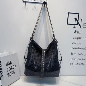 Yeni Fonksiyonel Tek Omuz Çantası Crossbody Çanta Sırt Çantası Trend Büyük Kapasite Günlük Çok Yönlü Seyahat Sırt Çantası