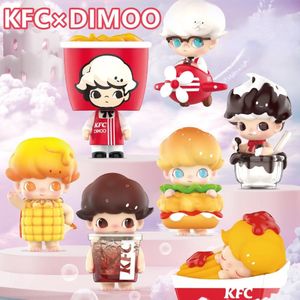 Scatola cieca Originale POP MART DIMOO Serie congiunta Scatola di giocattoli Modello Conferma Stile Cute Anime Figura Regalo a sorpresa 231025