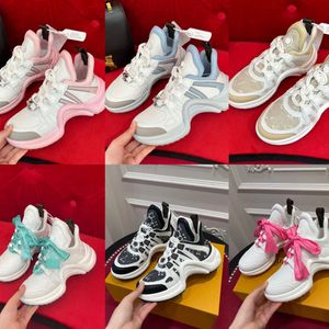 Designer women archlight casual shoes platform leisure popular sneakers breathable arch fit footwear fashion luxury trainers denim canvas thick sole 2023 new