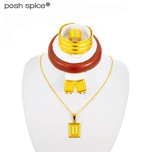 Earrings & Necklace Baby Jewerly Charms Square Jewelry Sets For Accessories Kids Bangles Earring Rings Bridal Girls262l