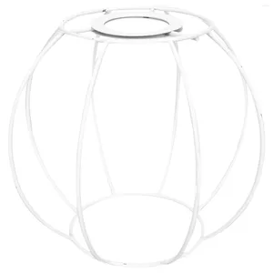 Wall Lamp Iron Lantern Frame E27 Round Bracket DIY Craft