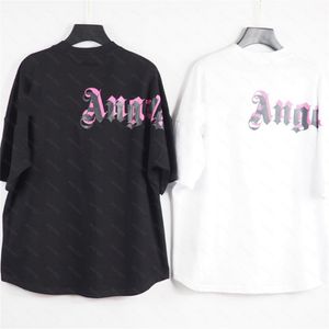 Angel Harajuku 23SS Spring T -Shirt lose übergroße Engel Hip Hop Unisex Kurzarm Tees Zfq