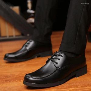 Dress Shoes Black Men Formal Autumn Winter Brand Leather Classic Business Gentleman