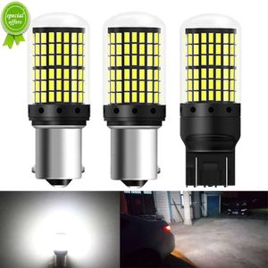 YENİ 2 PCS P21W 1156 BA15S 1157 Bay15d 7443 W21W LED ampul kanbus 12V 3014