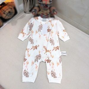 Neue Baby-Overalls, niedlicher Animal-Print-Body für Neugeborene, Größe 59–90, bequemes Öffnungsdesign, Krabbelanzug, 25. Okt