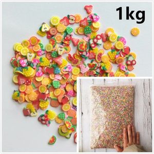 Clay Dough Modeling 1KG 100000pcs Decor Fruit Polymer Clay Toy DIY Slime Accessories Decoration Jelly Mud Hand Gum Polyer Clay Kids Toys 231026