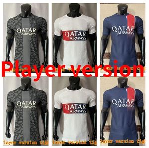 versione giocatore 2023 2024 maillot de foot MBAPPE HAKIMI maglie da calcio KOLO MUANI O.Dembele ASENSIO Ugarte maglia da calcio 23 24 hommes enfants UOMINI LEE KANG IN terza distanza