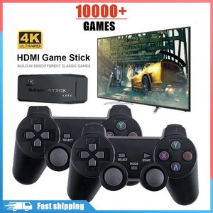 Game Controllers Joysticks M8 Video Game Console 2.4G Double Wireless Controller Game Stick 4K 10000 games 64GB 32GB Retro games For PS1/GBA boy gift 231025