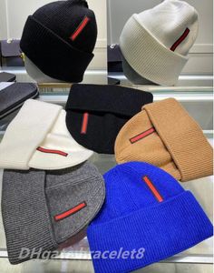 Casual gorro designer marca chapéu de inverno moda unisex letras caxemira casual de alta qualidade para homem mulher casal bonés