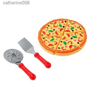 Kitchens Play Food D7WF Kids Pizza Toy Educational Toy Pretend Cutting Food Toy Gifts for Children Play Set for Kids Play Kitchen AccessoriesL231026