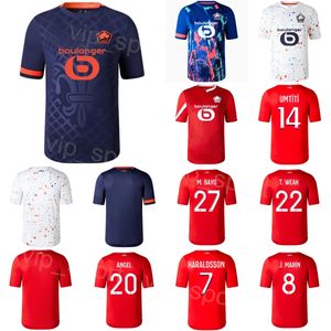 LOSC Lille 15 YORO Soccer Jersey 23 24 Club 12 YAZICI 30 CHEVALIER 10 CABELLA 8 GOMES 31 ISMAILY 17 CAVALEIRO 7 HARALDSSON 21 ANDRE 9 DAVID DIAKITE Football Shirt Kits