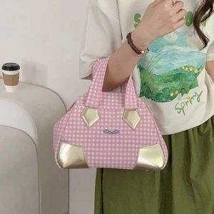 Vivi Plaid Bowling Bag Women Designer Torby Crossbody Bak torebki torebki Lady Ramerze Pink torebka torebki 230805