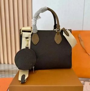 Designer Tote Högkvalitativ handväskor Kvinnor Shopping Lyxiga väskor Emed stor kapacitet axelväska
