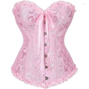 Bustiers Corsetsセクシーなトッププラスサイズランジェリーゴシックオーバーバストコルセレット